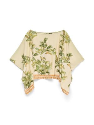 VMHEATHER LS CAPE TOP WVN EXP Nile/HER