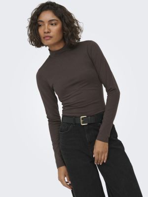 JDYAVA NEW TURTLENECK TOP JRS Chocolate Torte