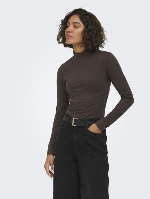 JDYAVA NEW TURTLENECK TOP JRS Chocolate Torte