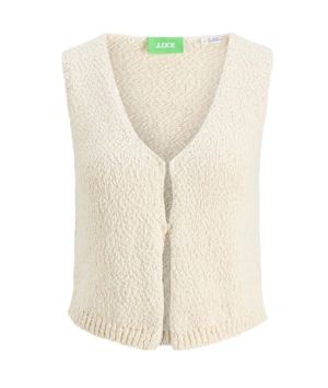 JXBELA VEST KNIT Bone White
