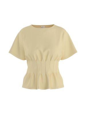 HDSANA SS PLEATED T-SHIRT Anise Flower