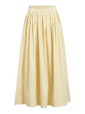 OBJPAIGE HW SKIRT REP Pastel Yellow