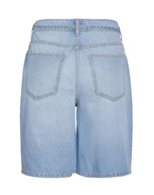 NMMAISY MW LOOSE SHORTS AZ491L Light Blue Deni