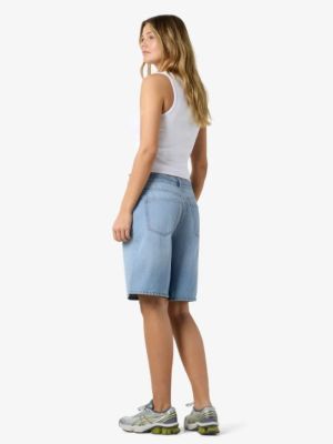 NMMAISY MW LOOSE SHORTS AZ491L Light Blue Deni