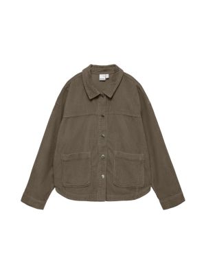 VMJAMIE LS CORDUROY SHACKET MI Chocolate Chip