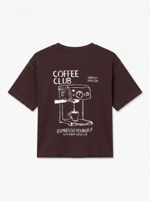 VMPAULINA THEA SS T-SHIRT JRS Chocolate Torte