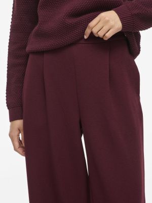 VIBENNE HW WIDE PLEAT JRS PANT Port Royale
