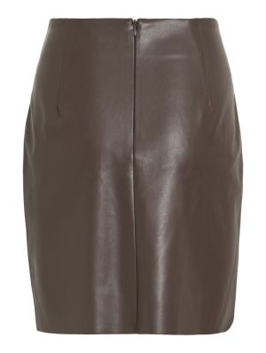 VIDAGMAR HW COATED SKIRT - NOO Coffee Bean