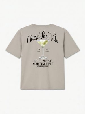 VMPAULINA THEA SS T-SHIRT JRS Pumice Stone/MA