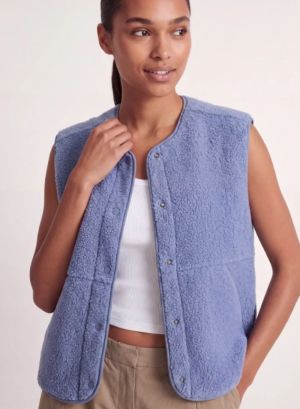 JXVERA TEDDY VEST OTW NOOS Country Blue