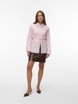 VMCARLY HW SHORT COATED SKIRT Cocoa Brown