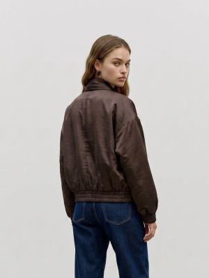 VMPENNY LS BOW BOMBER WVN EXP Chocolate Torte
