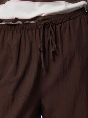 PCJABINA MW STRING PANTS WVN D Hot Fudge