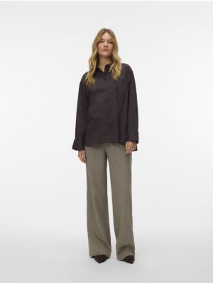 VMLOTUS LS SHIRT WVN NOOS Chocolate Torte