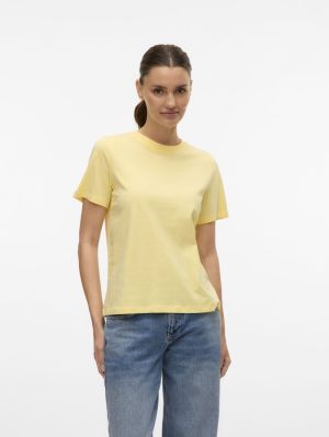 VMPAULINA SS T-SHIRT JRS NOOS Lemon Meringue
