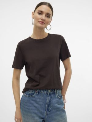VMPAULINA SS T-SHIRT JRS NOOS Chocolate Torte