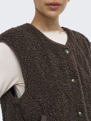 ONLINES TEDDY WAISTCOAT CC OTW Chocolate Marti