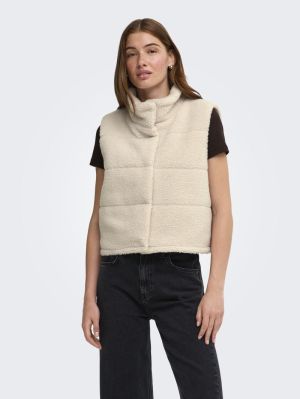 ONLSANDRA TEDDY WAISTCOAT OTW Pumice Stone