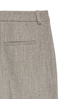 AWDARCIE HW WIDE PANT NOOS Walnut/HERRINGB
