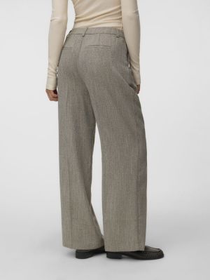 AWDARCIE HW WIDE PANT NOOS Walnut/HERRINGB