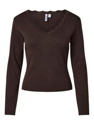 PCELIA LS V-NECK KNIT FC Wren