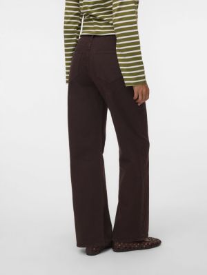 VMTESSA HR WIDE JEANS COLOR GA Chocolate Torte
