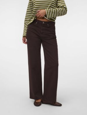 VMTESSA HR WIDE JEANS COLOR GA Chocolate Torte