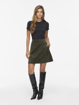 VICOURDIE HW SHORT SKIRT - NOO Forest Night