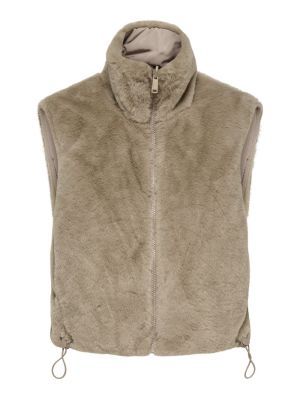 ONLDANA FAUX FUR REV.WAISTCOAT Silver Mink