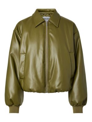 PCLARA PADDED COATED BOMBER JA Sphagnum