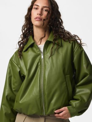 PCLARA PADDED COATED BOMBER JA Sphagnum