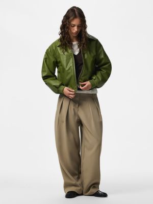 PCLARA PADDED COATED BOMBER JA Sphagnum