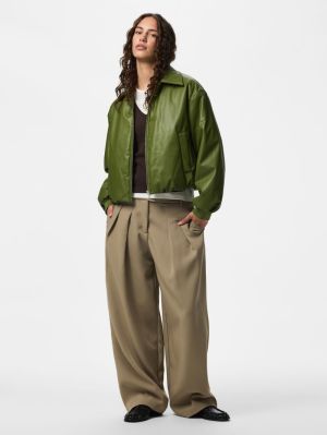 PCLARA PADDED COATED BOMBER JA Sphagnum