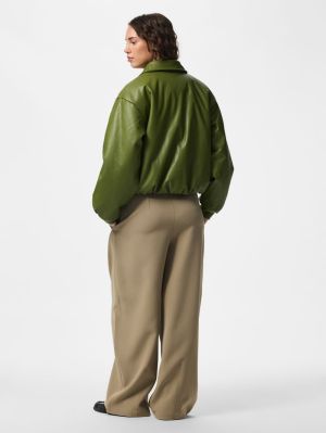 PCLARA PADDED COATED BOMBER JA Sphagnum