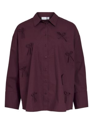 VIISOLDA OVERSIZE SHIRT BOW Port Royale