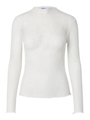 PCVIO LS MESH TOP JRS BC Cloud Dancer