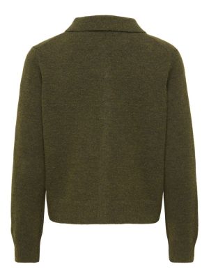 ONLALIVIA LS POLO CARDIGAN KNT Beech/Melange/H