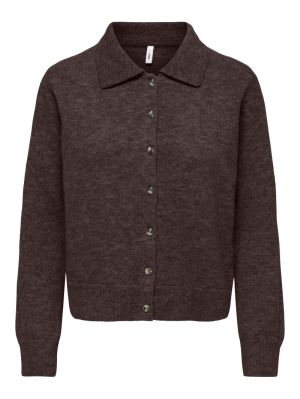 ONLALIVIA LS POLO CARDIGAN KNT Coffee Bean/Mel