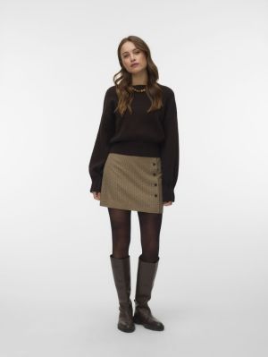 VMKACY LS O-NECK PULLOVER Chocolate Torte