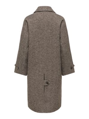 JDYVINGA HERRINGBONE LONG COAT Chocolate Torte