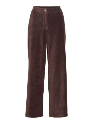 VIKITA RW WIDE CORDUROY PANTS Coffee Bean