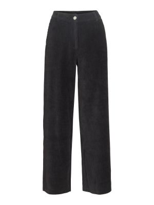 VIKITA RW WIDE CORDUROY PANTS Black Beauty