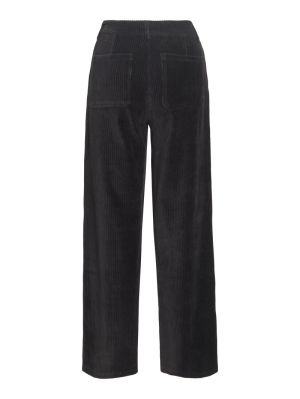 VIKITA RW WIDE CORDUROY PANTS Black Beauty