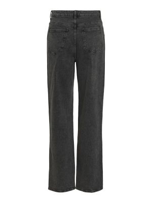 VIKELLY JAF HW STRAIGHT JEANS- Dark Grey Denim