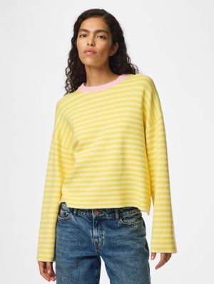PCJASSY LS O-NECK KNIT NOOS BC Double Cream/LE