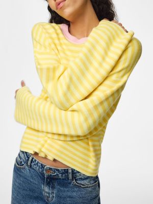 PCJASSY LS O-NECK KNIT NOOS BC Double Cream/LE