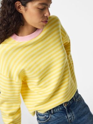 PCJASSY LS O-NECK KNIT NOOS BC Double Cream/LE