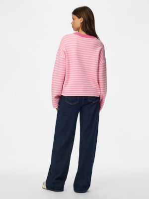 PCJASSY LS O-NECK KNIT NOOS BC Roseate Spoonbi