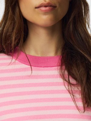 PCJASSY LS O-NECK KNIT NOOS BC Roseate Spoonbi