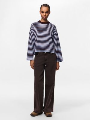 PCJASSY LS O-NECK KNIT NOOS BC Hot Fudge/CASHM
